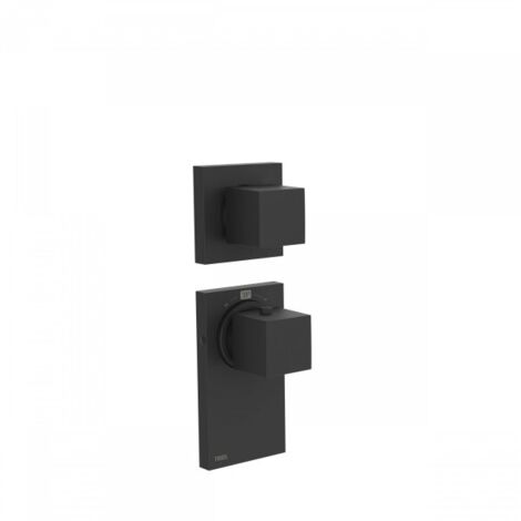 Thermostatique à encastrer Noir mat BLOCK SYSTEM - TRES 20625299NM