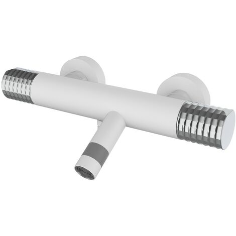 Thermostatique bain-douche AURA Finition GRB: Blanc