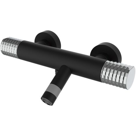 Thermostatique bain-douche AURA Finition GRB: Noir