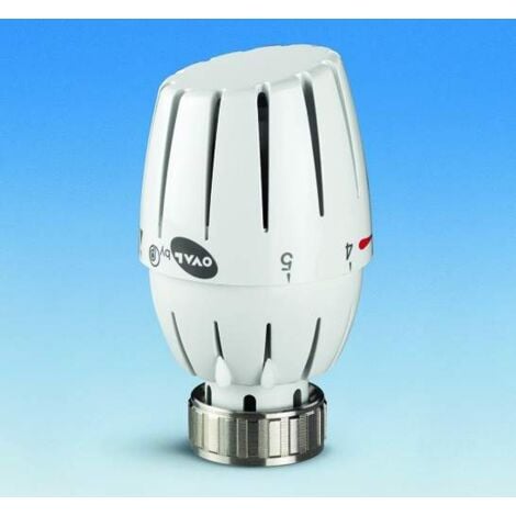 Thermostatischer Kopf OVAL Pettinaroli 107L  weiß