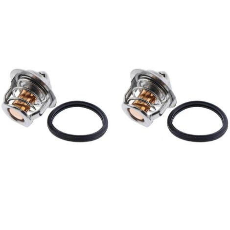 thermostats 71 °C (160 °F) avec joint (réf. 19434-73014) pour Bobcat 463, 553, 753, 763, 773, 7753, S150, S160, S175, 19434-73010 et 6653948