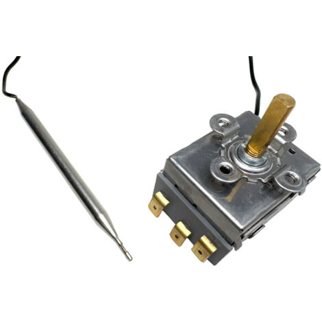 Thermostatschalter mit Fernfühler 400V 15A 3Pin Temperaturregler Schalter