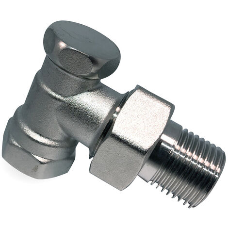 Thermostatventil Rücklaufverschraubung 1/2" Zoll Eck Ventil für Heizkörper