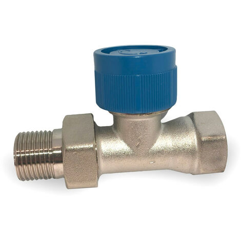 Thermostatventil Vorlaufverschraubung 1/2" Zoll Durchgang Ventil für Heizkörper