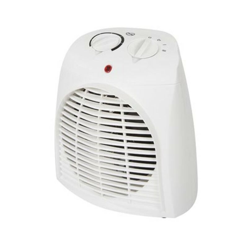 Perel - Thermoventilateur, pour usage intérieur, 2 niveaux de chauffe, 2000 w