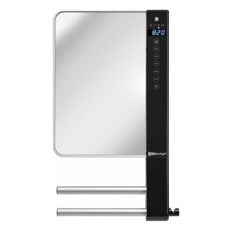 Thermoventilateur programmable mural de couleur miroir Radialight TBWIN023 Miroir
