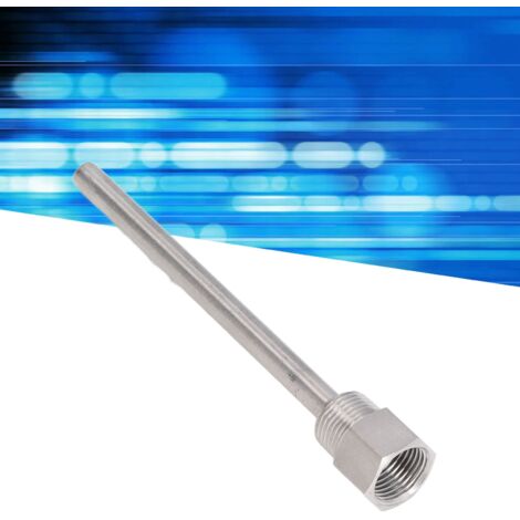 Thermowell en acier inoxydable G1/2 avec bouchon mâle 6.7 pouces pour sonde température
