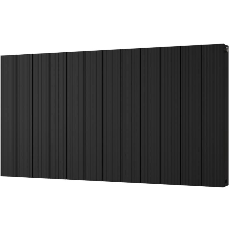 Image of Thetford - Black Horizontal Radiator Double&hellip;