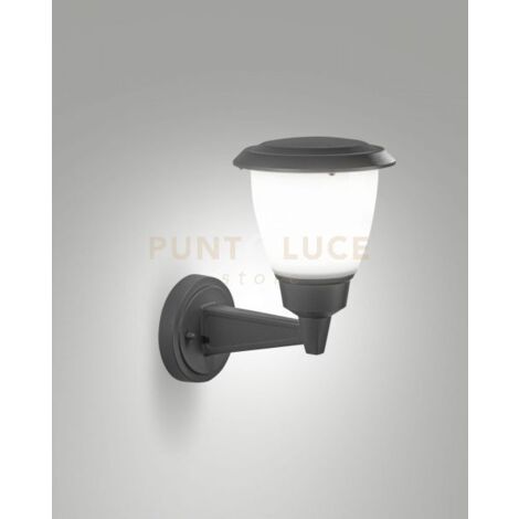 THIAGO APPLIQUE GRIGIO SCURO DA GIARDINO ATTACCO E27 IP54