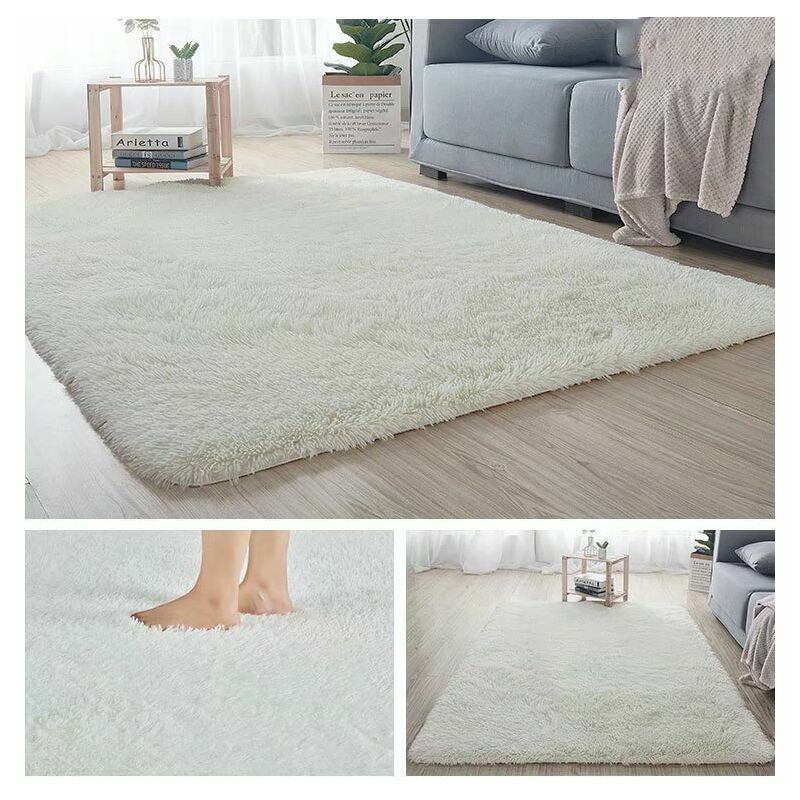 Thicken the living room bedroom bedside door doormat tie-dye silk wool carpet floor mat bathroom kitchen floor mat 0.40.6cm
