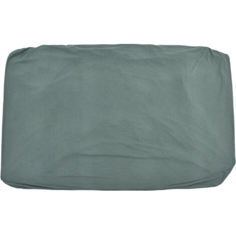Thickened Fleece Knitted Sofa Cover Modern Anti Slip High Stretch Coach Slipcover Machine Washable Cyan for 3 People (190‑230cm)