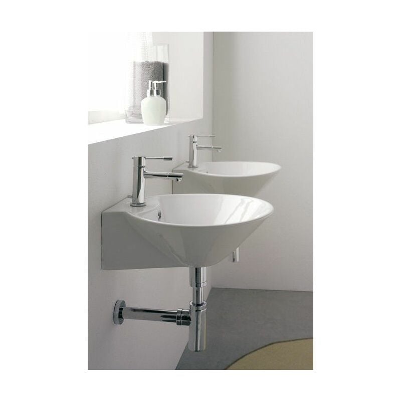 Thin-Line cono vasque/lavabo à poser ou suspendu