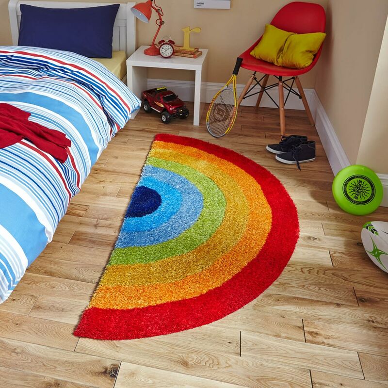 Think Rugs - Think Kids 6083 Rainbow 70cm x 140cm - Multicoloured