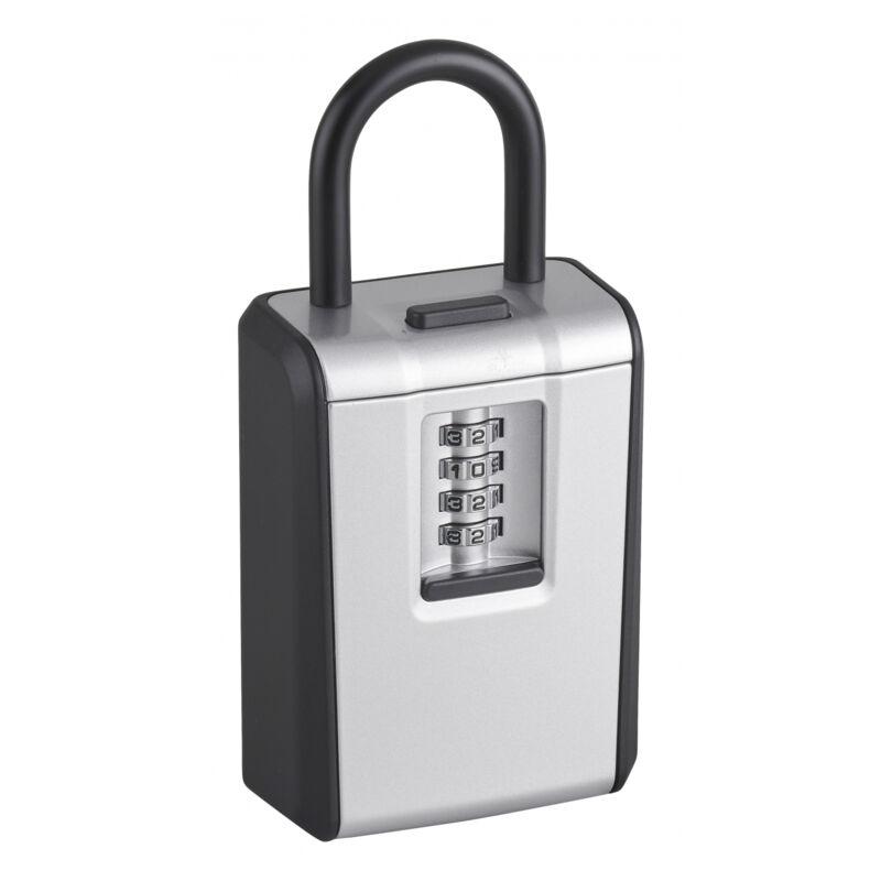 Thirard - Boite à clé à combinaison, 4 chiffres, anse acier amovible, gris/noir