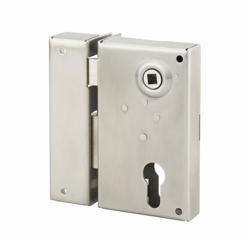 Boitier serrure gris inox cp 70x110 g - Thirard