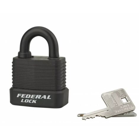 THIRARD - Cadenas Bumper à clé, acier, extérieur, 45mm, 2 clés - THIRARD