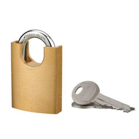 THIRARD - Cadenas Shoulder à clé, laiton, extérieur, 40mm, 2 clés - THIRARD
