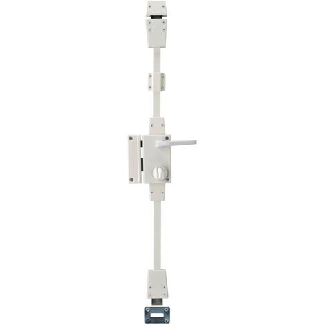 Thirard - Caja de cerradura TARGA CP blanca con tuerca 75 x 130 mm Izquierda