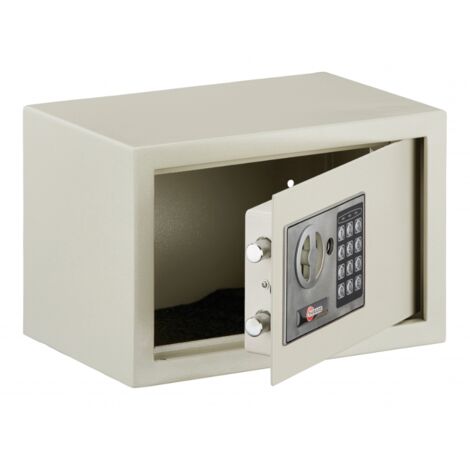 Thirard – Coffre-fort à poser Vincennes – Fermeture électronique à code modifiable – 2 pênes anti-sciage – Acier 3mm – Poids 4,2 kg – Dimensions 200x310x200mm