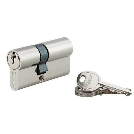 THIRARD - Cylindre à clé crantée 25 x 35 mm nickelé 3 clés