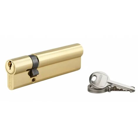 THIRARD - Cylindre de serrure double entrée SA, 30x80mm, anti-arrachement, laiton, 3 clés - THIRARD