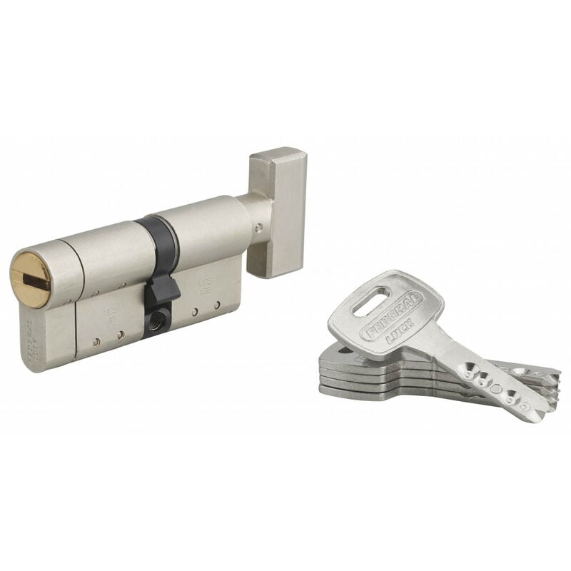 Cylindre federal s - bouton 30x40mm sn - 5 cles - Thirard