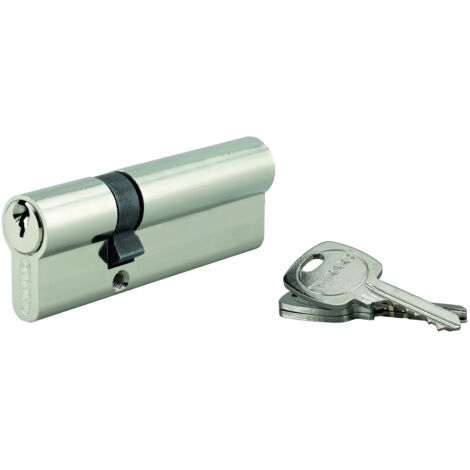 THIRARD - Cylindre STD double entrée, 35 x 60 mm anti-arrachement, nickelé, 3 clés - THIRARD