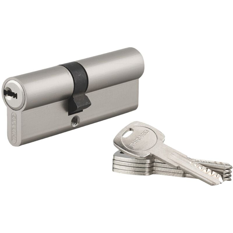 Cylindre trafic 6 35X45 nickele 5 cles longues - fonction urgence - Thirard