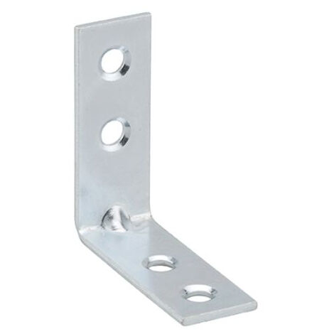 THIRARD - Equerre de renfort pour porte, 40x40x15mm, acier zingué - THIRARD