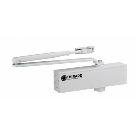 THIRARD - Ferme-porte automatique hydraulique Design force 2 à 4, blanc - THIRARD