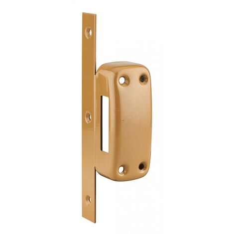Thirard – Gâche renforcée pour verrou Corvette – Acier renforcé – Finition époxy bronze – Sécurise portes d'entrée – Garantie 5 ans