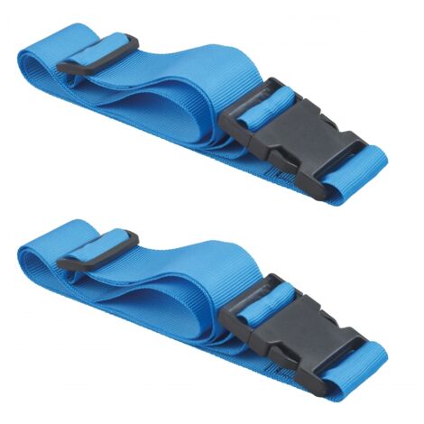 Thirard – Lot de 2 sangles de serrage 1,80m – Boucle en polyamide – Polyester pour fixation robuste – Charge maximale 300kg