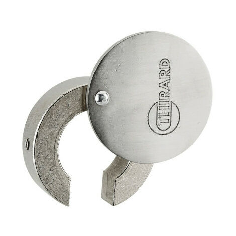 Thirard – Obturateur cylindre européen 29 mm – Laiton chromé – Protection contre poussière et sable – Fixation vis pointeau