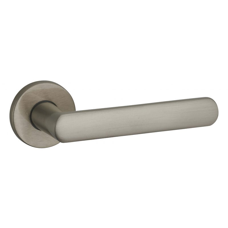 Thirard - Paire de béquilles Solis pour porte, carré 7mm, nickel satiné