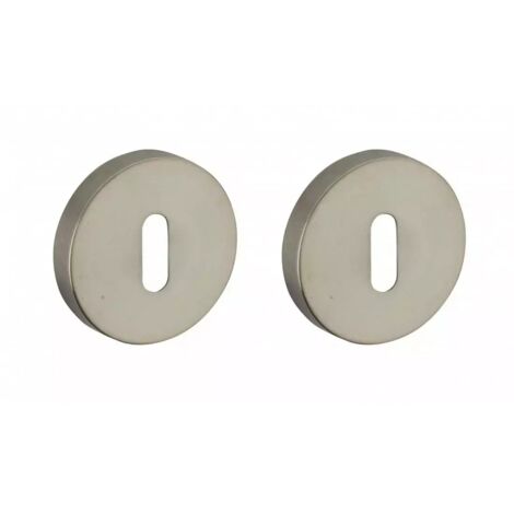 THIRARD - Paire de rosaces inox 304 clé