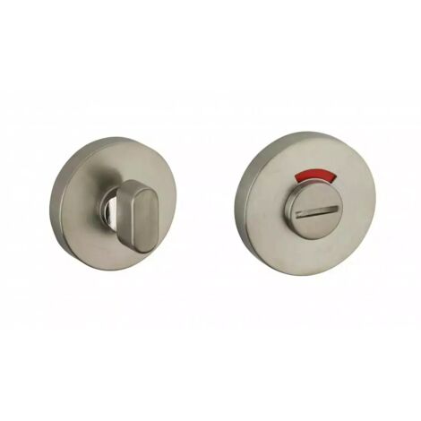 Thirard – Paire de rosaces inox 304 condamnation – Fixation invisible – Finition satinée – Pour portes intérieures – Diamètre extérieur 50mm