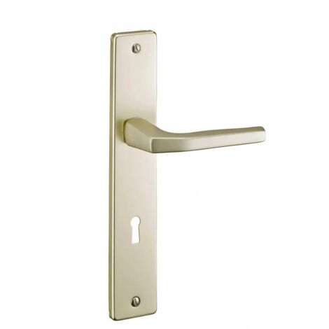 THIRARD - Poignée de porte Picardie trou de clé, l carré 8 mm x 72 mm
