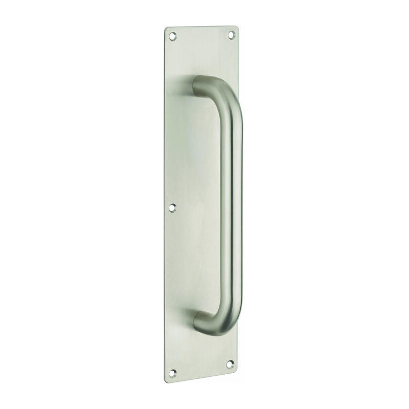 Thirard - poignee tirag+plaque inox 75x300