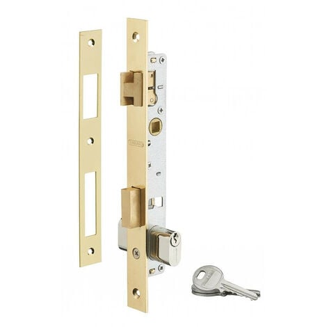 Thirard - Serratura da infilare con cilindro asse 14 mm 3 chiavi - 94381