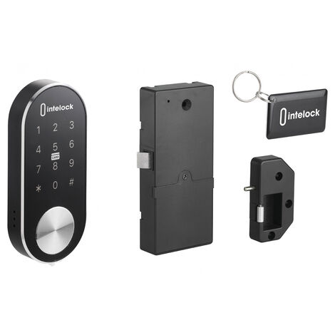 Thirard – Serrure électronique pour casiers – Ouverture par RFID, code, Bluetooth, Wifi – Autonomie 10 000 opérations – Économiseur d'énergie intégré