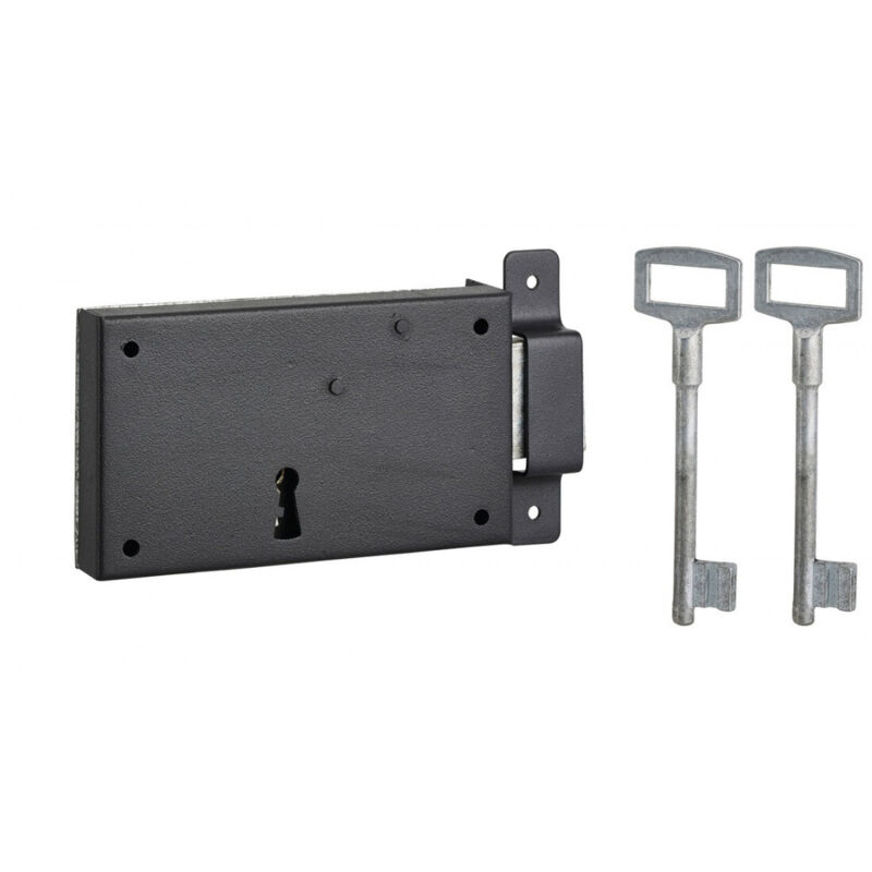 Serratura a incasso con perno dormiente 140 x 80 mm Destra