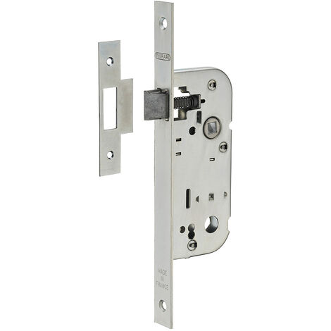 Thirard – Serrure encastrable bec de cane 40mm – Acier pour portes intérieures – Têtière carrée – Installation facile et verrouillage efficace