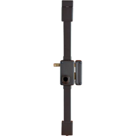 Thirard – Boîtier de serrure beluga cp marron à tirage 75 x 130 mm – Verrouillage à trois points – Acier embouti 20/10ème – Installation sans entaillage