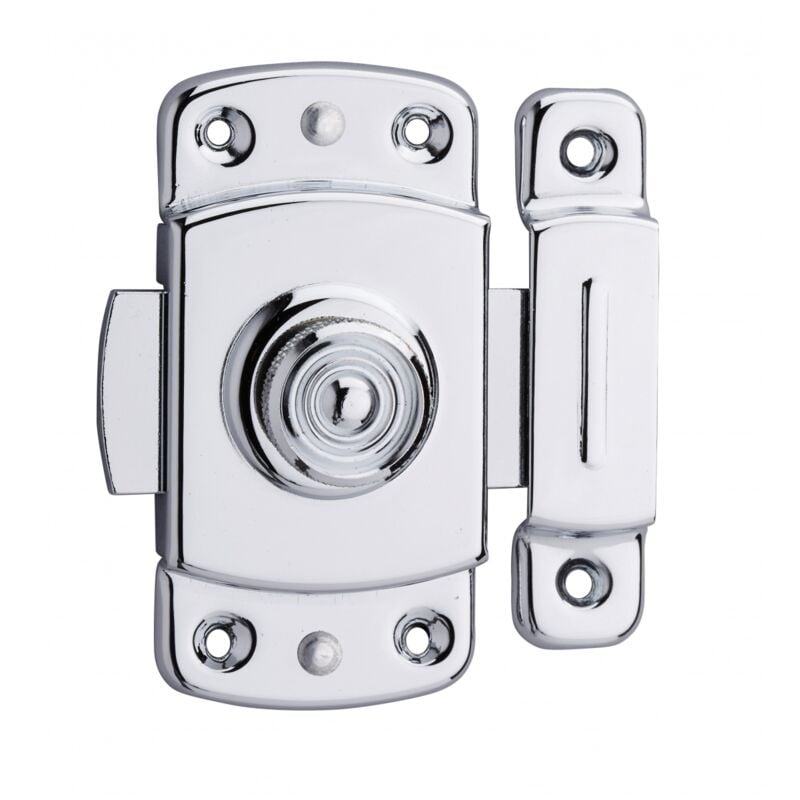 Thirard - Verrou pour porte d'ameublement, 40mm, laiton chromé