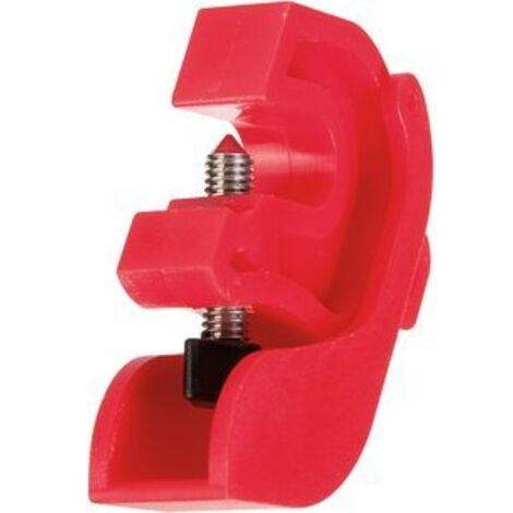 Thirard – Verrou de disjoncteur universel en nylon armé – Verrouillage par cadenas d’anse de Ø < 7 mm – Compatible avec disjoncteurs à bascule longue