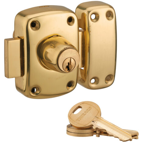 Thirard – Verrou double entrée 60mm – 3 clés plates crantées – Niveau de sécurité 10/10 – Compatible portes vitrées et non vitrées