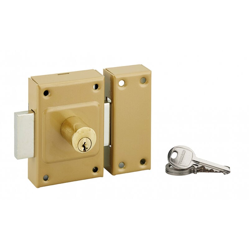 Verrou double entrée Concorde unikey (achetez-en plusieurs, ouvrez avec la même clé), cylindre 45mm, 3 clés