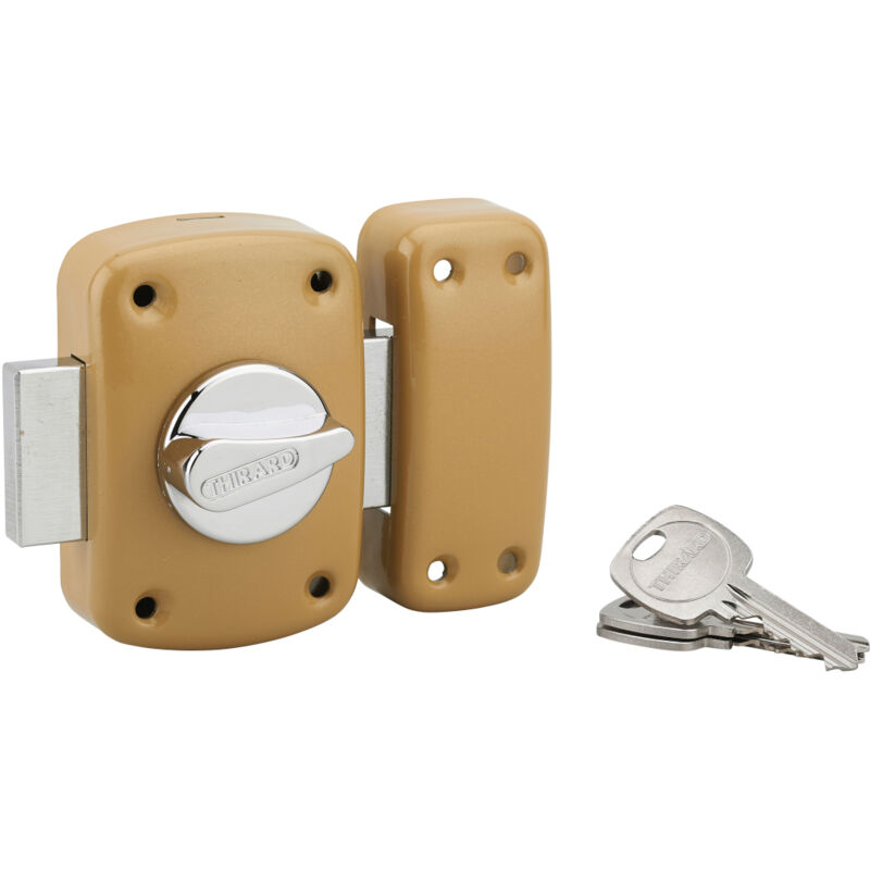 Verrou double entrée Corvette unikey (achetez-en plusieurs, ouvrez avec la même clé), cylindre 60mm, 3 clés