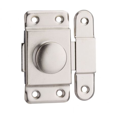 THIRARD - Verrou pour porte d'ameublement, 40mm, acier nickelé - THIRARD