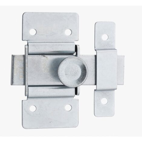 THIRARD - Verrou pour porte de meuble targette zinguée pêne plat 40 mm